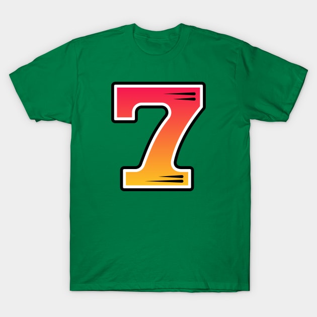 Lucky Number Seven T-Shirt by Phil Tessier